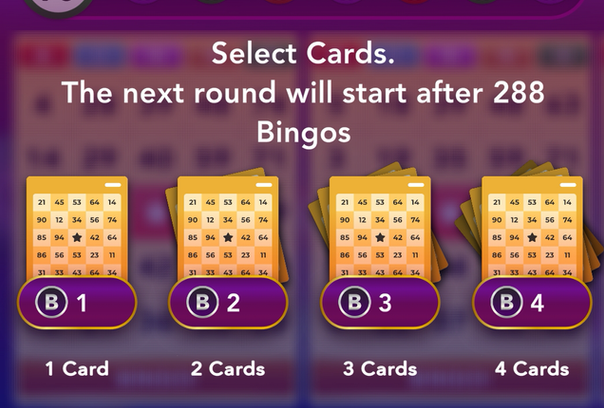 Play multiple bingo cards