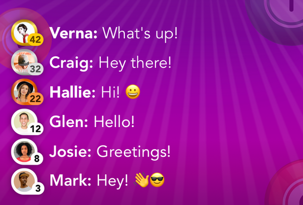 Live chat with your live hosts