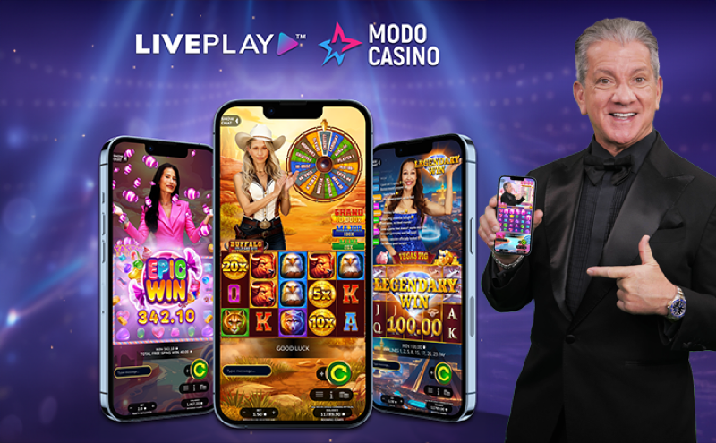 Live Play Mobile and Booming Games Debut LivePlay™ Slots with Exclusive Modo Launch, Driving 2.5x Revenue per Player